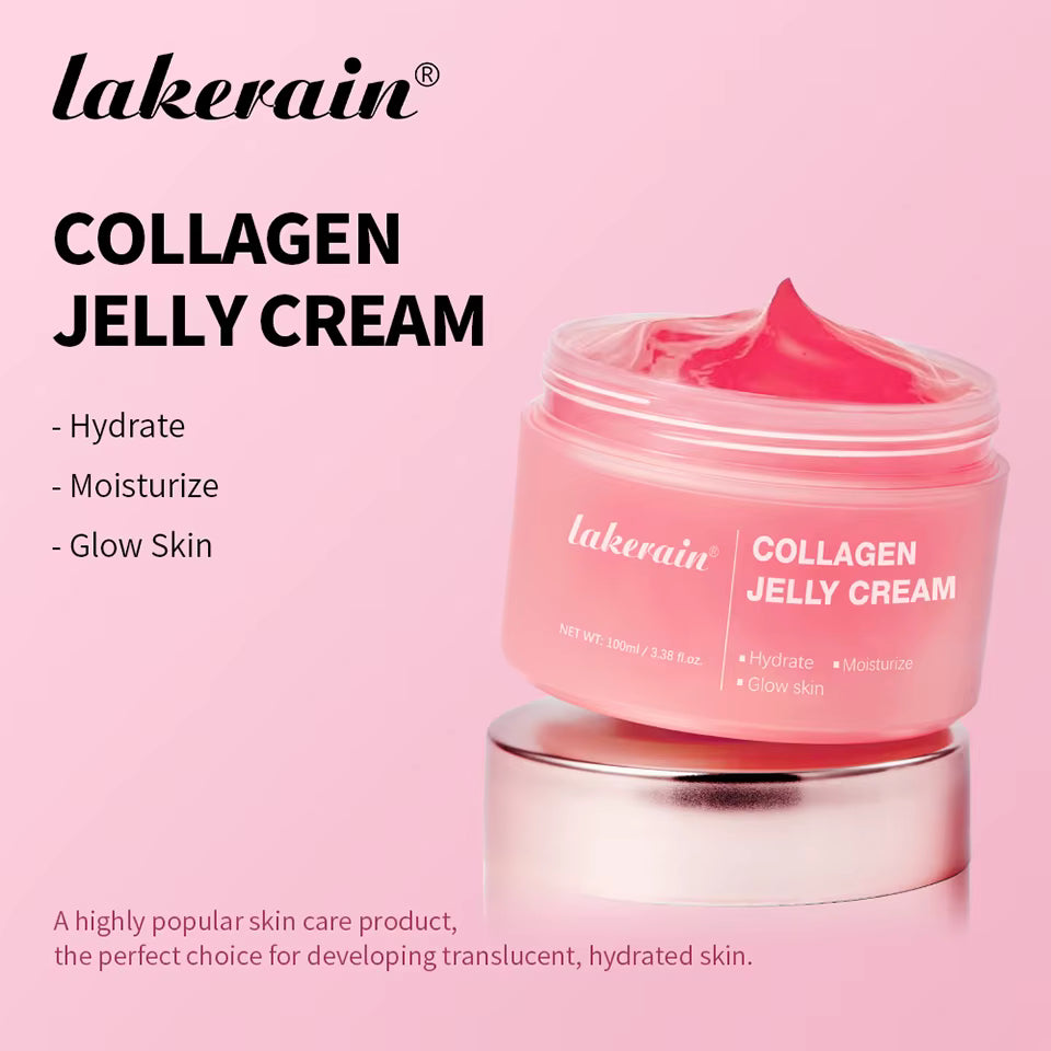Collagen Jelly Cream – Hydrating Glass Skin Moisturizer for Smooth & Glowing Skin