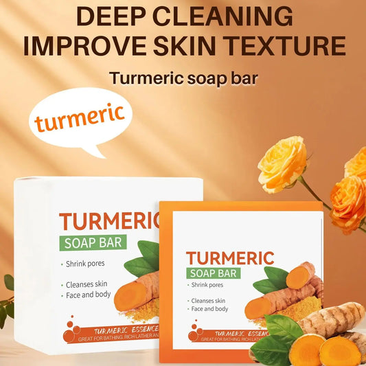 Turmeric Soap Bar – Brightening & Deep Cleansing Face & Body Soap