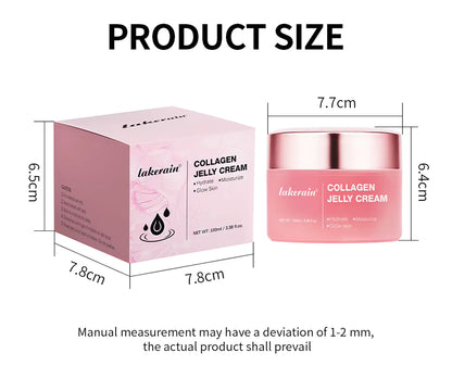 Collagen Jelly Cream – Hydrating Glass Skin Moisturizer for Smooth & Glowing Skin