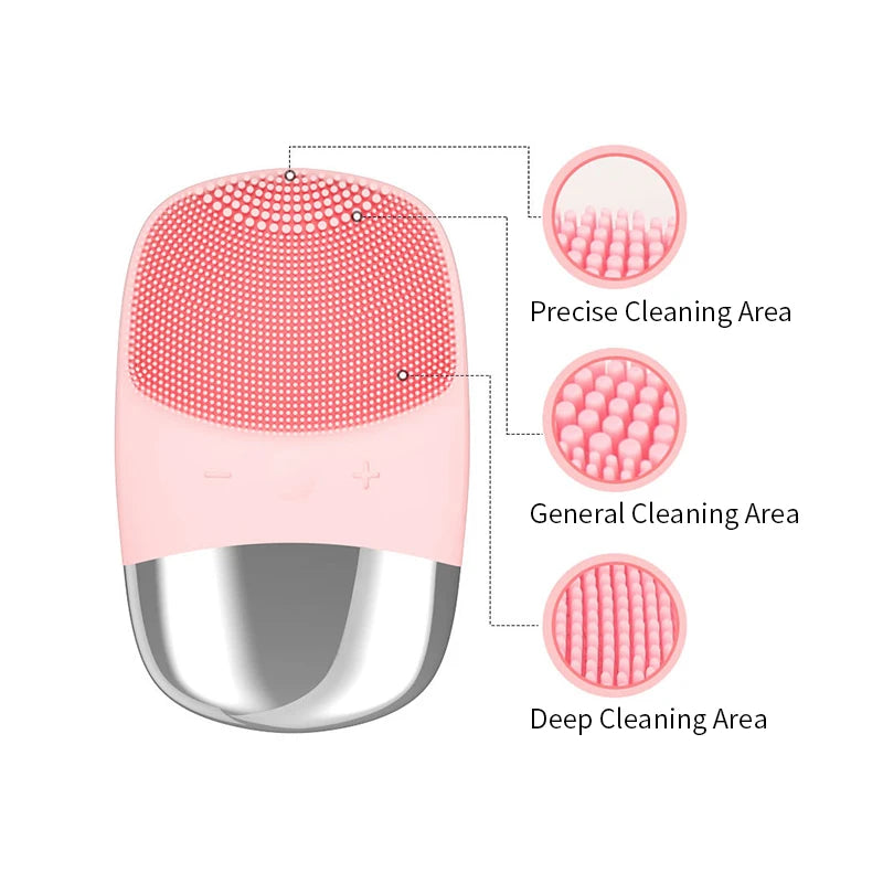 Sonic Facial Cleansing Brush – Deep Clean, Smooth & Glow Skin